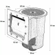Скиммер Kokido Olimpic K001WBX/LX/W Standard универсальный (белый)