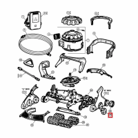 Комплект колес для робота-пылесоса Hayward AquaVac 600/650 (RCX36140311234)