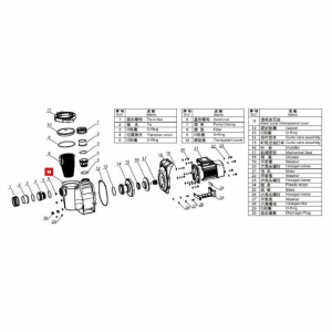 Корпус насоса Aquaviva SWPA/SWPB