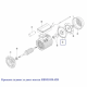 Кришка задня ел.двигун насоса KA/KAP 250-450 (MEC-90) 7304.A/