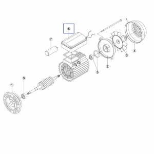 Коробка підключення Kripsol одна фаза. насоса KSE /EP/KNG/KSV-KAPV-KAV-KPRV (ASIN) (МЕС -80) (M) (RMOT0006.03R)