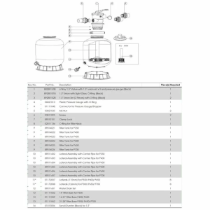 Фільтр Emaux P350 (4 м3/год, D350)