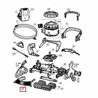 Передня накладка корпусу для пилососа Hayward AquaVac 600 та 650 (RCX361318236)