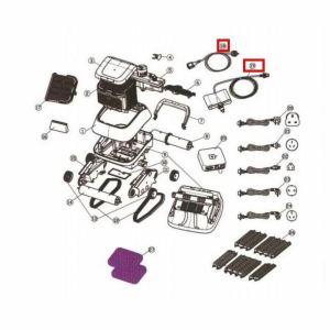 Плавающий кабель для Aquaviva Black Pearl 7310 (33110/33290)