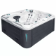 Гідромасажний басейн Passion Spas Pleasure (215х200х91 см), Сріблясто-білий