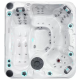 Гідромасажний басейн Passion Spas Pleasure (215х200х91 см), Сріблясто-білий