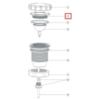 Притискна гайка лампи для прожектора Aquaviva LED/UL-P50 Lights