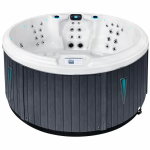 Гидромассажный бассейн Passion Spas Recharge (200х85 см), Серебристо-белый