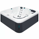 Гидромассажный бассейн Passion Spas Refresh (204х204х85 см), Серебристо-белый