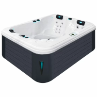 Гідромасажний басейн Passion Spas Renew (208х155х83 см), Сріблясто-білий