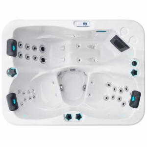 Гідромасажний басейн Passion Spas Renew (208х155х83 см), Сріблясто-білий