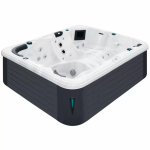 Гидромассажный бассейн Passion Spas Repose (254х204х85 см), Серебристо-белый