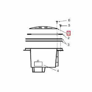 Решетка для донного слива Hayward ANTI-VORTEX