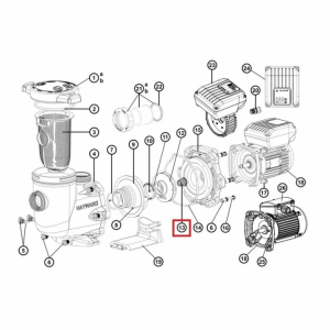Сальник у зборі для насосу Hayward TriStar (SPX3200SA)
