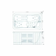 Гидромассажный бассейн IQUE Capri 2100-CDL-BP (WiFi) (212х112х74)
