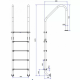 Лестница для бассейна Emaux Standard NSL515-SR (5 ступеней), AISI-304