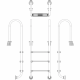 Лестница для бассейна Emaux Muro NMU315-SR (3 ступени), AISI-304