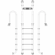 Лестница для бассейна Emaux Muro NMU515-SR (5 ступеней), AISI-304