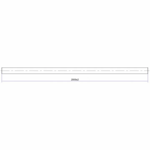 Поручень для бассейна Emaux L200 (200 см), AISI-304