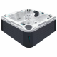 Гідромасажний басейн Passion Spas Solace (213х213х91 см), Сріблясто-білий