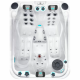 Гідромасажний басейн Passion Spas Soulmate (213х165х84 см), Сріблясто-білий