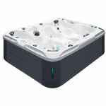 Гидромассажный бассейн Passion Spas Desire (278х228х91 см), Серебристо-белый