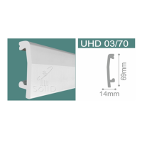 Плинтус для ламината UHD 03-70