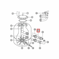 Кільце ущільнювача NCX12046 для сполучної муфти клапана Hayward