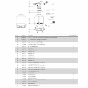 Фільтр Emaux V700 (19 м3/год, D710)