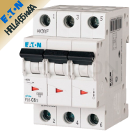 Автоматичний вимикач "PL" 6кА, 3Р, 50А, х-ка С. Eaton