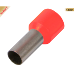 Ізольований Наконечник втулковий 1,0мм² червоний (100шт), e.terminal.stand.e1008.red. ЕНЕКСТ