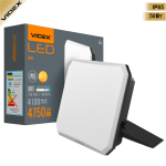 LED прожектор F3 50Вт, 5000K, 220В Black. VIDEX