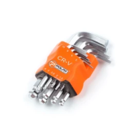 Набір ключів шестигранних з кулястим наконечником (1,5 mm, 2,0 mm, 2,5 mm, 3 mm, 4 mm, 5 mm, 6 mm, 8 m) 25-009