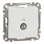 Розетка 1-а TV внутр. кінцева "Sedna Design" Білий