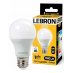 LED лампа LEBRON L-А75, 18W, Е27, 4100K, 1620Lm.
