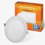 Світильник точковий врізний Євросвітло 12Вт коло LED-R-170-12 4200К (J-404)