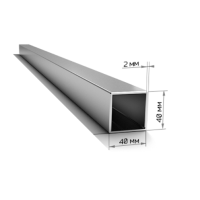 Труба профільна 40*40*2мм, 3м