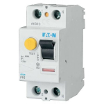 ПЗВ (УЗО) пристрій захисного відключення, 2P 16A 30mA 6кА, тип "АС". EATON