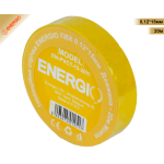 Ізоляційна стрічка ПВХ 0,12*15мм 20м жовта. ENERGIO
