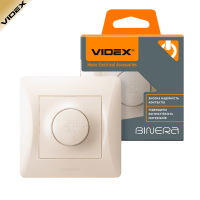 Регулятор світла VIDEX BINERA 600Вт, кремовий