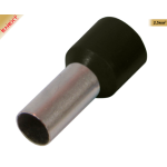 Ізольований Наконечник втулковий 2,5мм² чорний (100шт), e.terminal.stand.e2508.black. ЕНЕКСТ