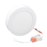 Світильник точковий накладний Євросвітло 12Вт коло LED-SR-170-12 6400К (J-388)