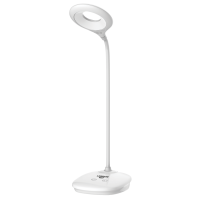 LED лампа настільна LEBRON L-TL-L-44, 4W, 4100K, Li-ion 1200mAh, біла, USB