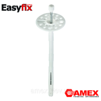 Дюбель для кріплення теплоїзоляції LDK/TZ EasyFix  10х220 з метал.стержнем з термоголовкою пач=150шт