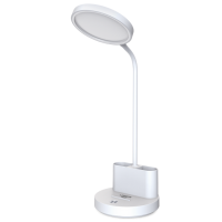 LED лампа настільна LEBRON L-TL-L-40, 5W, 4100K, Li-ion 1200mAh, біла, USB
