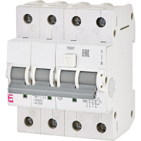 Диф. автоматичний вимикач KZS-4M 3p+N C 25/0,03 тип AC (6kA)ЕТІ