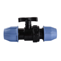 Кран кульовий ПНД Vsplast  32  6001