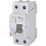 Диф. автоматичний вимикач KZS-2M C 25/0,03 тип AC (10kA)ЕТІ
