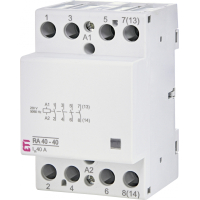 Контактор модульний 40А 3модуль 4НВ RA 40-40 230V AC(4 НормальноВідкритих контакти) ЕТІ