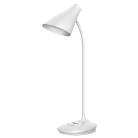 LED лампа настільна LEBRON L-TL-L-48, 4W, 4100K, Li-ion 1200mAh, біла, USB
